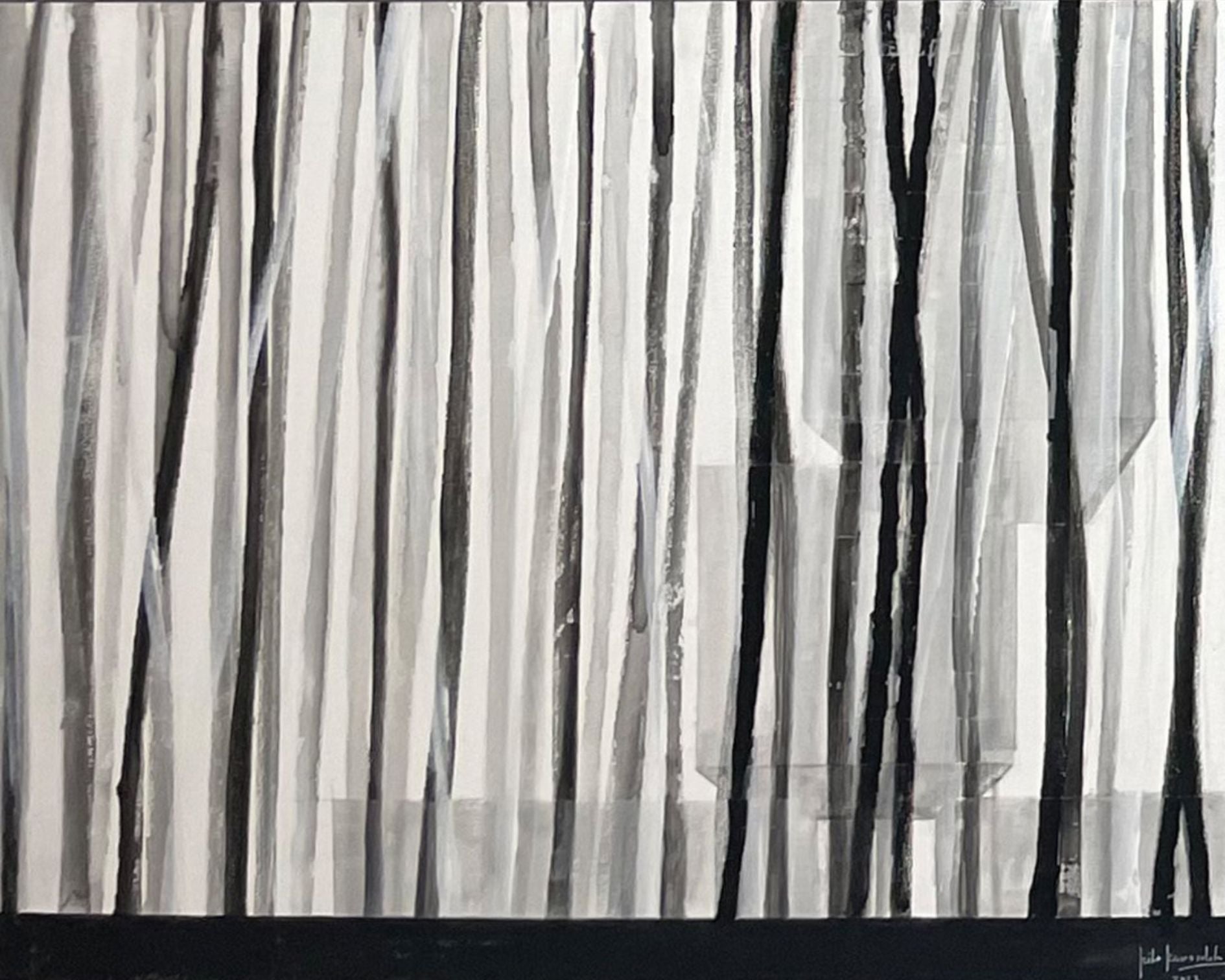 Quiet– 2023 – Rita Rawashdeh – Acrylic on canvas- 50x40