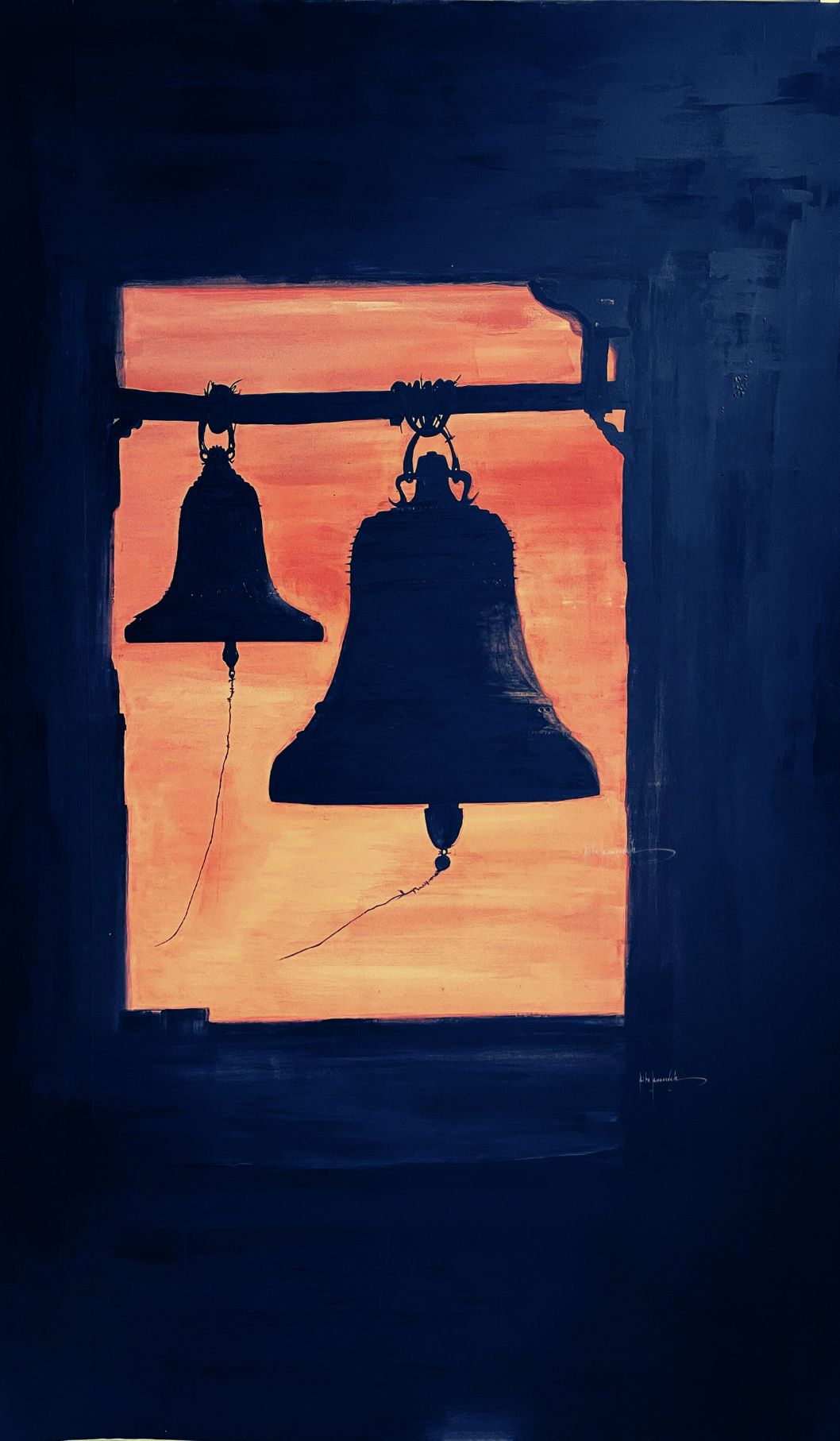 Sounds of Florence 11– 2019 – Rita Rawashdeh – Acrylic on Wood- 140x240